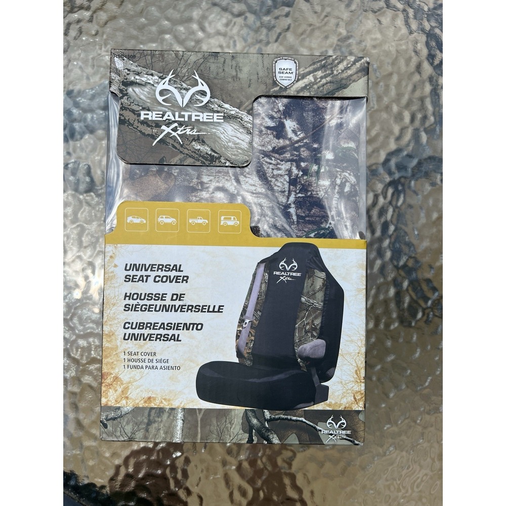 Realtree Camo Seat Cover - Universal Truck Car Auto - Camouflage